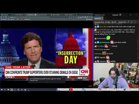 January 6 Insurrection (1 Yr Later) HasanAbi News REACTS (Donie O' Sullivan) CNN