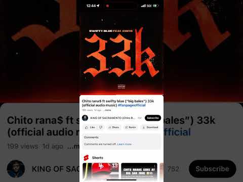 Chito ranas feat swifty - 33k