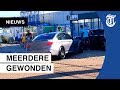 Schokkend: crash bij autoshow gefilmd