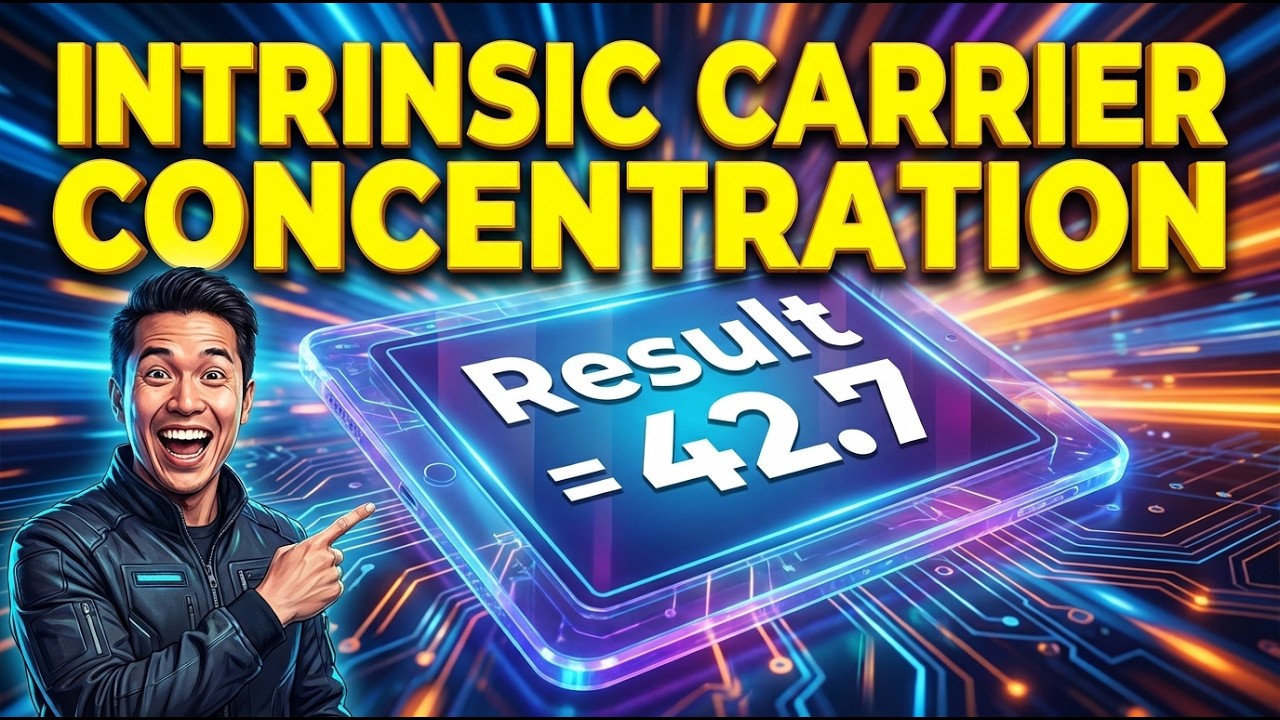Intrinsic Carrier Concentration Interactive Calculator