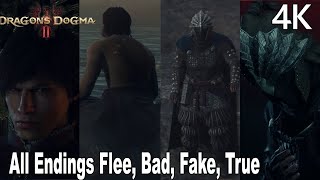 Dragon's Dogma 2 All Endings Flee, Bad, Fake, True 4K