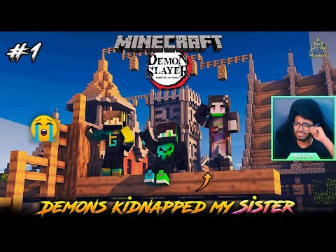 Demons Kidnapped My Sister 😭 | Minecraft Demon Slayer | Ep: 1 | in Telugu | Maddy Telugu Gamer