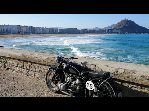 BMW Racer 🚀De Igeldo a Gros en moto antigua 2ª Parte San Sebastian Donostia