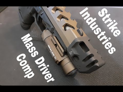 Strike industries Mass Driver compensator for Glock 17