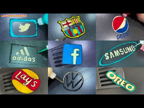 Compilation Logos Pancake Art 2 | LEMON Pancake