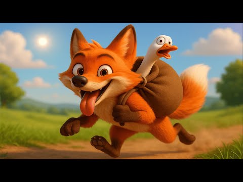 Vulpe Tu Mi-ai Furat Gasca🦊🐔👨‍🌾Desene Animate si Cântece pentru Copii de la | BIKI TOONS