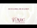 He Is Lord, He Is Lord! He Is Risen From The Dead Song Lyrics Video - Divine Hymns