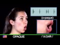 English Pronunciation Lesson - OPAQUE