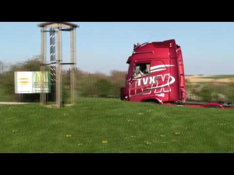 Truck Departure TruckShow Ciney 2017 - FULL HD - No music, just open pipes