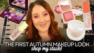 SHOP MY STASH *AUTUMN IN AUGUST* EDITION! Cruelty Free & Affordable Makeup Look Get Ready With Me!