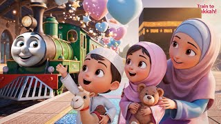 Download lagu Choo Choo Train to Kaaba 🕋 | Islamic Kids Song | Muslim kids | Learning Nasheed for Kids mp3