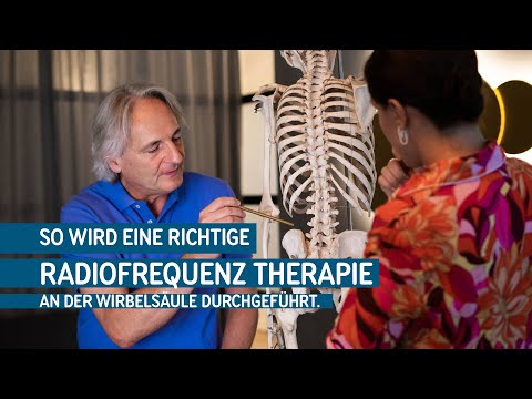 Vorsicht! So wird eine richtige Radiofrequenz Therapie an der Wirbelsäule durchgeführt.