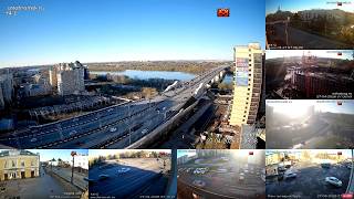 24/7 • multichannel camera, Omsk, Russia, Siberia • Россия, г. Омск, многоканальная камера live webcam