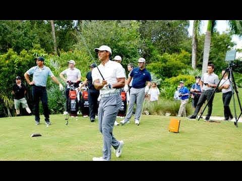 Tiger Woods STINGER CHALLENGE With Team TaylorMade | TaylorMade Golf