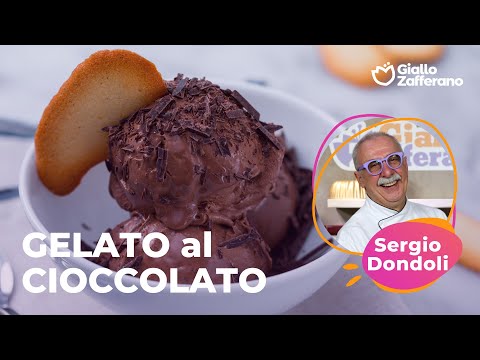 GELATO AL CIOCCOLATO: la RICETTA dello CHEF SERGIO DONDOLI🤤😍🤎🍫