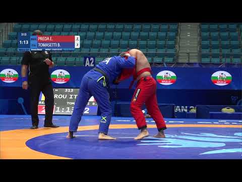 BRONZE Men's GP Gi - 92 kg: E. PREDA (ROU) v. B. TOMASETTI (ITA)
