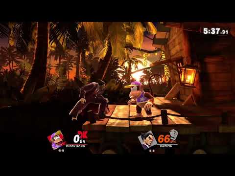 Diddy Kong vs. Level 9 CPU Kazuya | Smash Ultimate