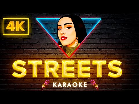Doja Cat - Streets (4K Karaoke Version)