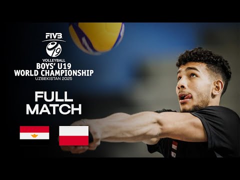 Egypt vs. Poland - Pool C | Boys' U19 World Champs 2025 - Full Match