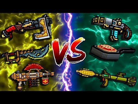 Time Traveler Set VS Cyber Pilgrim Set - Pixel Gun 3D