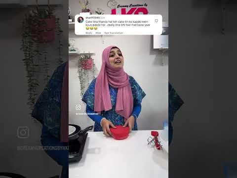 Without oven sponge | Bina oven cake | Redvelvet sponge #hkrshorts #hkrbakingacademy #cake