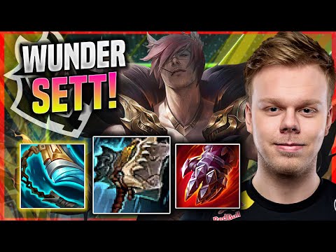 WHEN WUNDER PLAYS SETT TOP! - G2 Wunder Plays Sett TOP vs Fiora! | Season 11