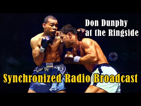 Rocky Marciano vs Joe Louis 1951 with Ringside Commentary