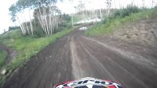 preview picture of video 'GoPro HD Hero - Motocross Practice At Xtreme Raceways Alix 2012'