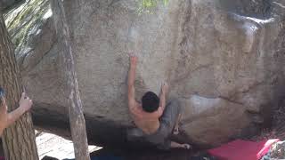 Video thumbnail of ミダラ, 二段 (7c). 小川山 (Ogawayama)