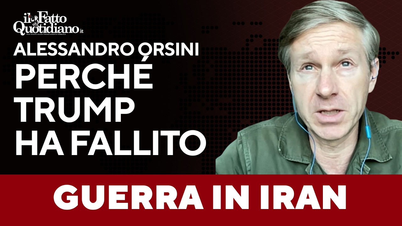 Orsini: “L’escalation di Trump è un fallimento totale. Ecco gli errori che ci portano al disastro”