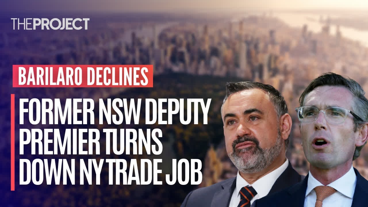 John Barilaro, Former NSW Deputy Premier, Turns Down NY Trade Job