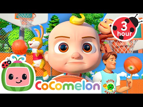 Basketball Song 🏀 CoComelon Nursery Rhymes and Kids Songs | 3 HOURS | After School Club