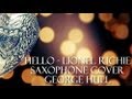 Lionel Richie's -"Hello" (Saxophone Cover ...
