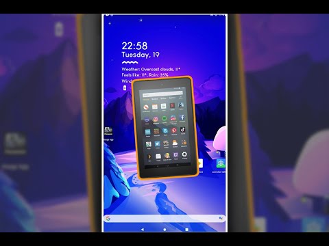 Amazon Fire Tablet with Play Store and Custom Launcher