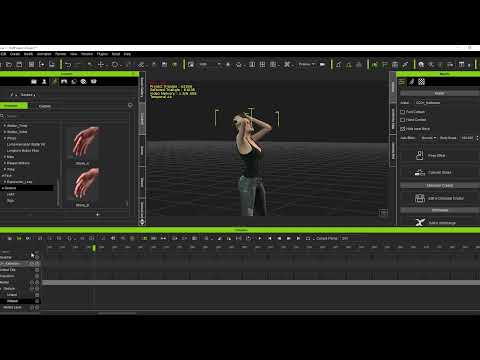 Quick Demo for Adjusting Gesture in iClone7