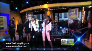 Brandy &amp; Monica: Good Morning America Performance/Concert GMA - April 10, 2012