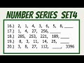 set#4: NUMBER SERIES [Civil Service Exam Numerical Reasoning]