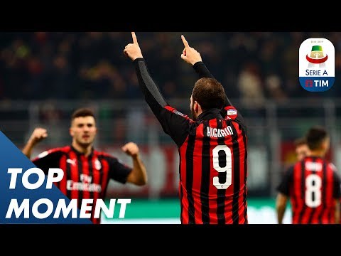 Higuaín Scores Goal For Milan Against Spal | Milan 2-1 Spal | Top Moment | Serie A