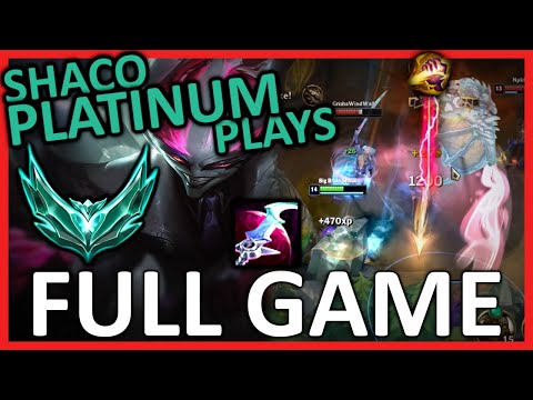 ECLIPSE AD Shaco PLATINUM PLAYS - S13 OTP SHACO FULL GAME