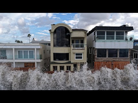 High tides set to worsen flooding from storms along West Coast