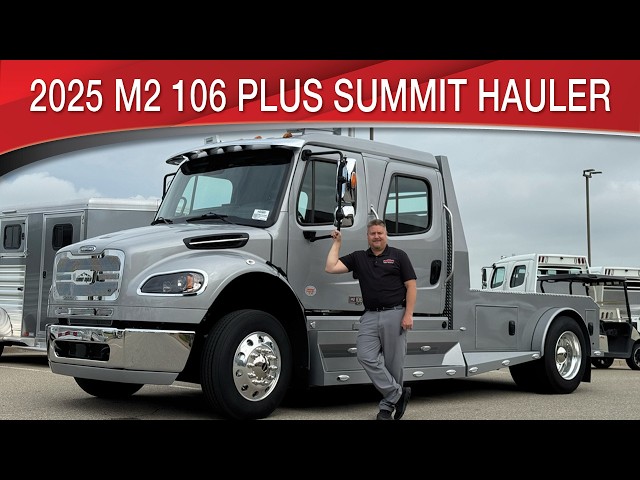 Preview image of 2025 Freightliner M2 106 Plus Summit Hauler | Luxury Medium Duty Hauler youtube video