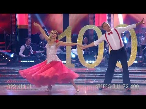 Steffo Törnquist och  Cecilia  Ehrling -- quickstep - Let's Dance (TV4)