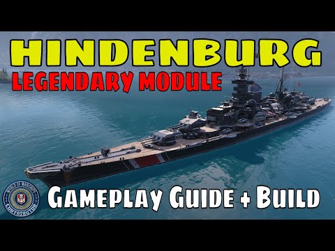 Hindenburg Legendary Module World of Warships Wows Captain Build Guide