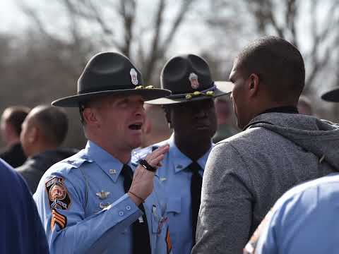 112th Trooper School Report Day