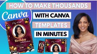 How to Make Digital Templates in Canva That Actually Sell | FULL STEP BY STEP IN MINUTES!