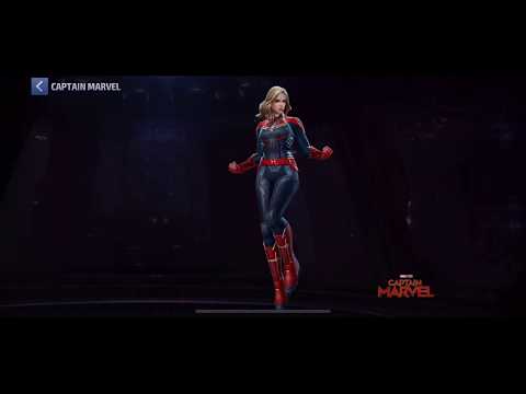 Captain Marvel (lv70 T2) Demolishes Corvus (Stage 40) **Marvel Future Fight**