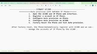 Synway UC200 Auto Provisioning with SWP-102G IP Phone | Complete Configuration Demo