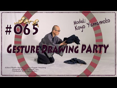 GESture DRAWing Party : #065 Koyo Yamamoto/山本光洋　－Video/Photo Reference for Figure Drawing－
