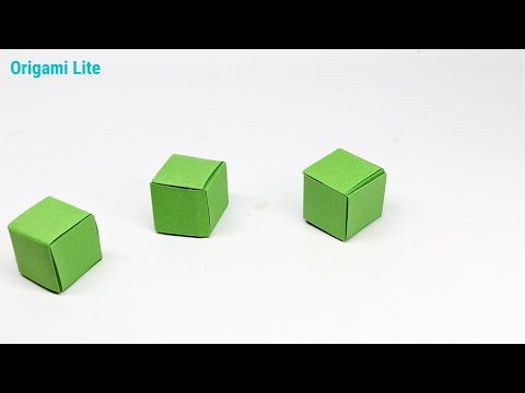 Origami Infinity Cube No Tape