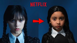 ELLE TRANSFORMS INTO WEDNESDAY **VIRAL NETFLIX SHOW**